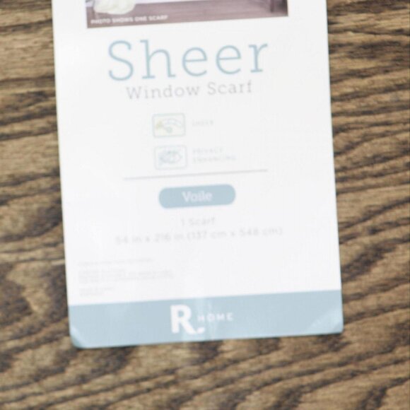 NEW Regal Home Solid Scarf Valance 16719b34536c19 Ivory Off White 54" x 216" - Picture 6 of 6